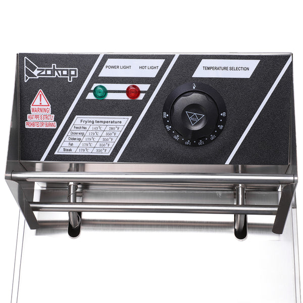 6L Stainless Steel Electric Deep Fryer – Perfect for Crispy, Golden Results at Home or Work