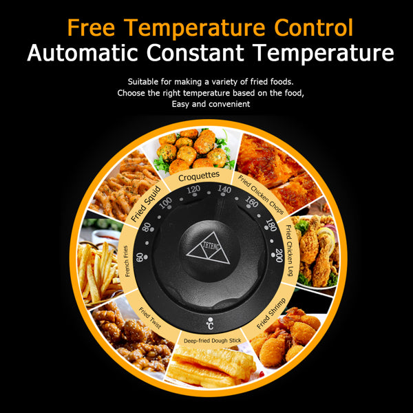 6L Stainless Steel Electric Deep Fryer – Perfect for Crispy, Golden Results at Home or Work