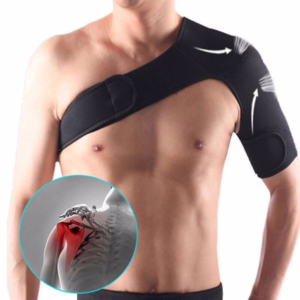 Adjustable Shoulder Brace Support – Left or Right Rotator Cuff Injury, Pain Relief & Compression Sleeve for Dislocation, Sprain & Sports Recovery (Unisex)