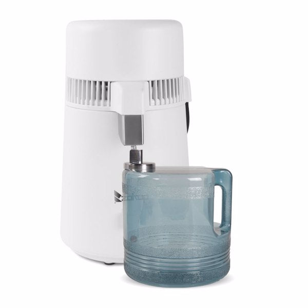 4L Countertop Water Distiller Machine – Stainless Steel Home Water Purifier for Clean Drinking Water (UK Plug)