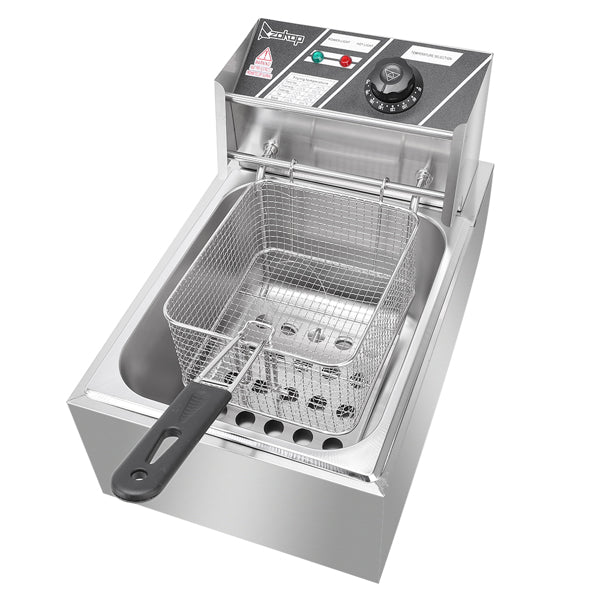 6L Stainless Steel Electric Deep Fryer – Perfect for Crispy, Golden Results at Home or Work