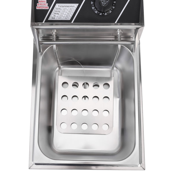6L Stainless Steel Electric Deep Fryer – Perfect for Crispy, Golden Results at Home or Work